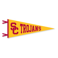 USC Trojans SC Interlock Trojans Pennant